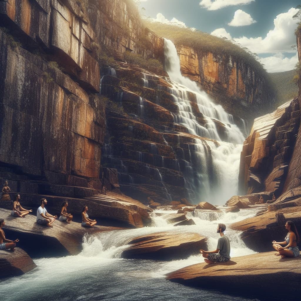 Cachoeira de Almécegas na Chapada dos Veadeiros, um paraíso natural que inspira paz e renovação.